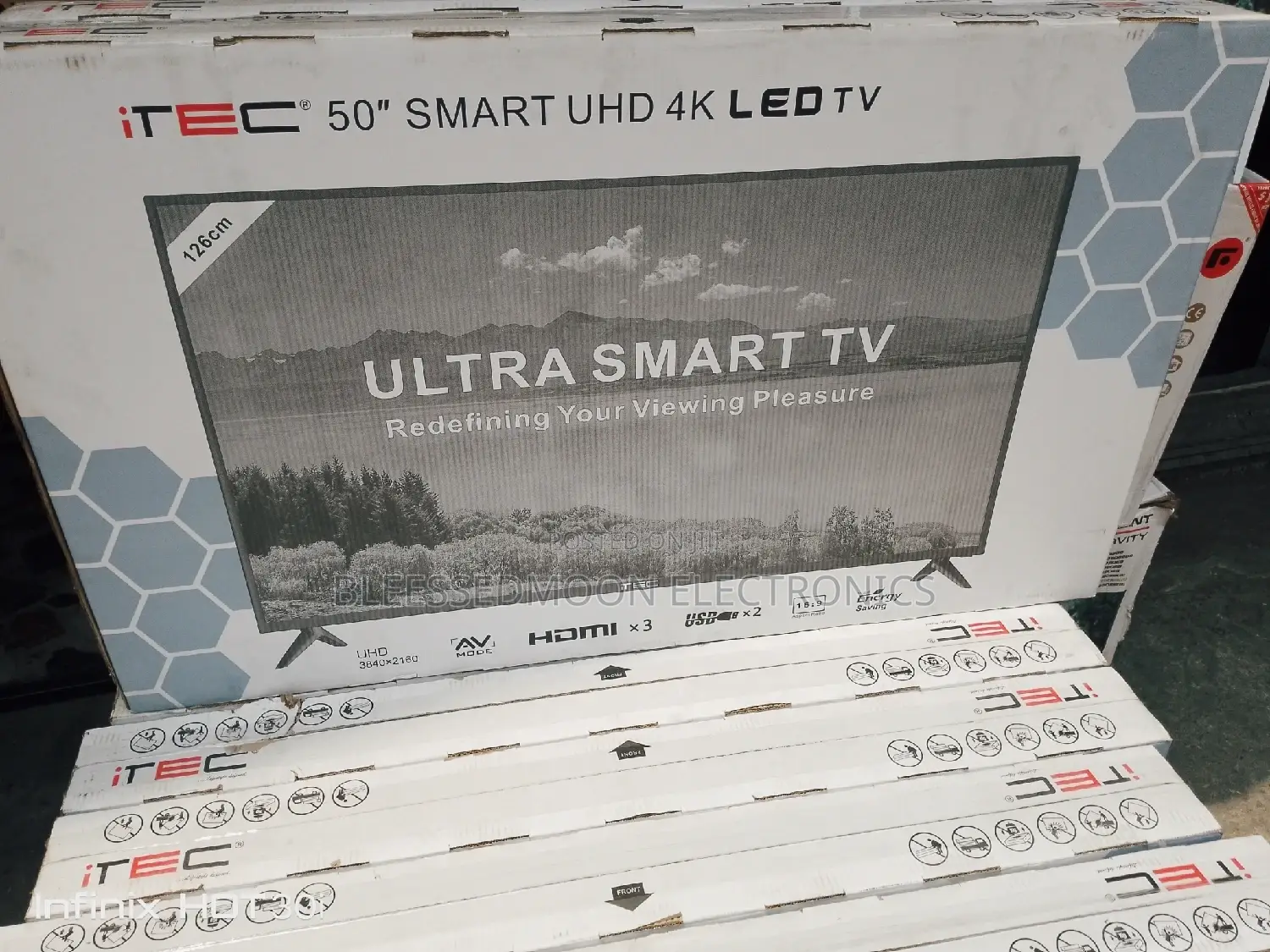 Itec Smart Television Double Panel 2 Years Garranty