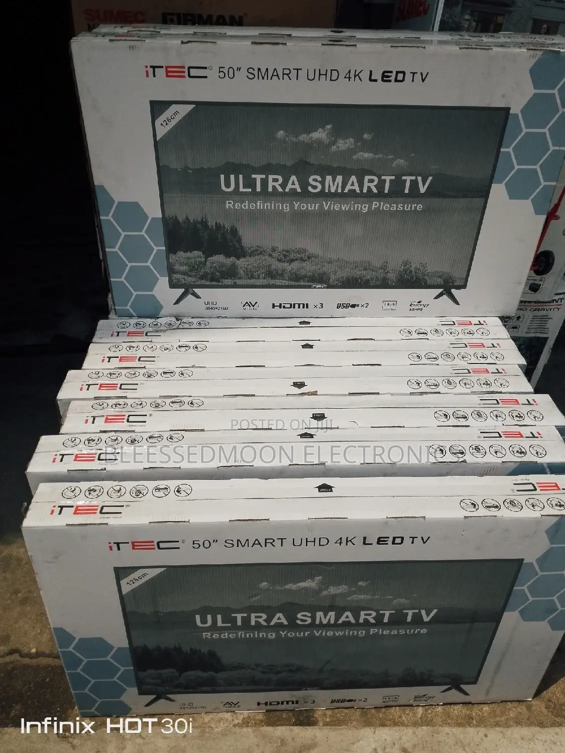 Itec Smart Television Double Panel 2 Years Garranty