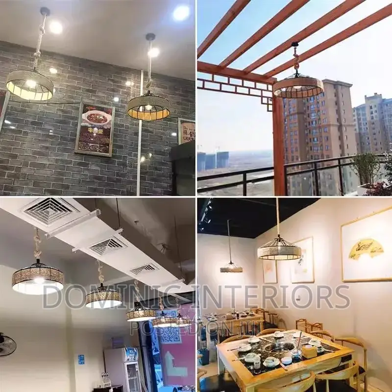 Industrial Iron Dining Room Light