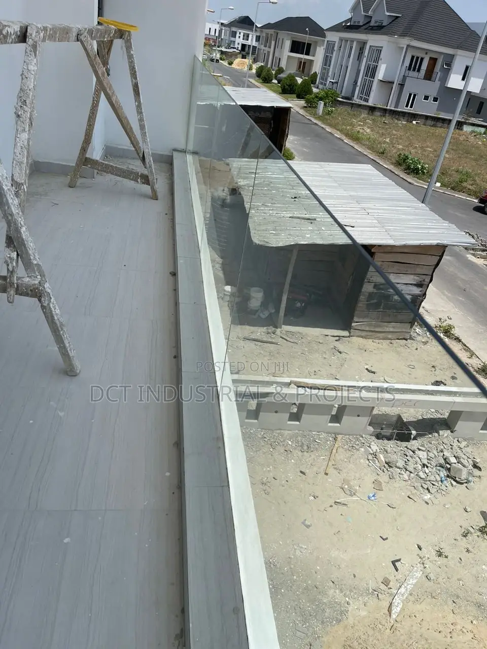 Glass Handrails With 10mm Thickness Toughened