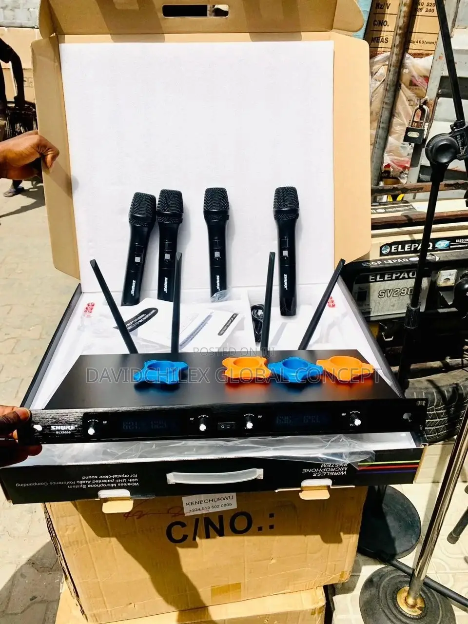 Shure Blx9500 4 Handle Wireless Microphone