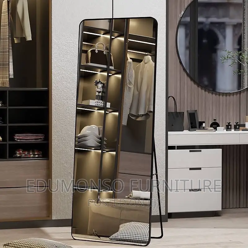 Full Length Mirror Rounded Corner Rectangle Floor Mirror