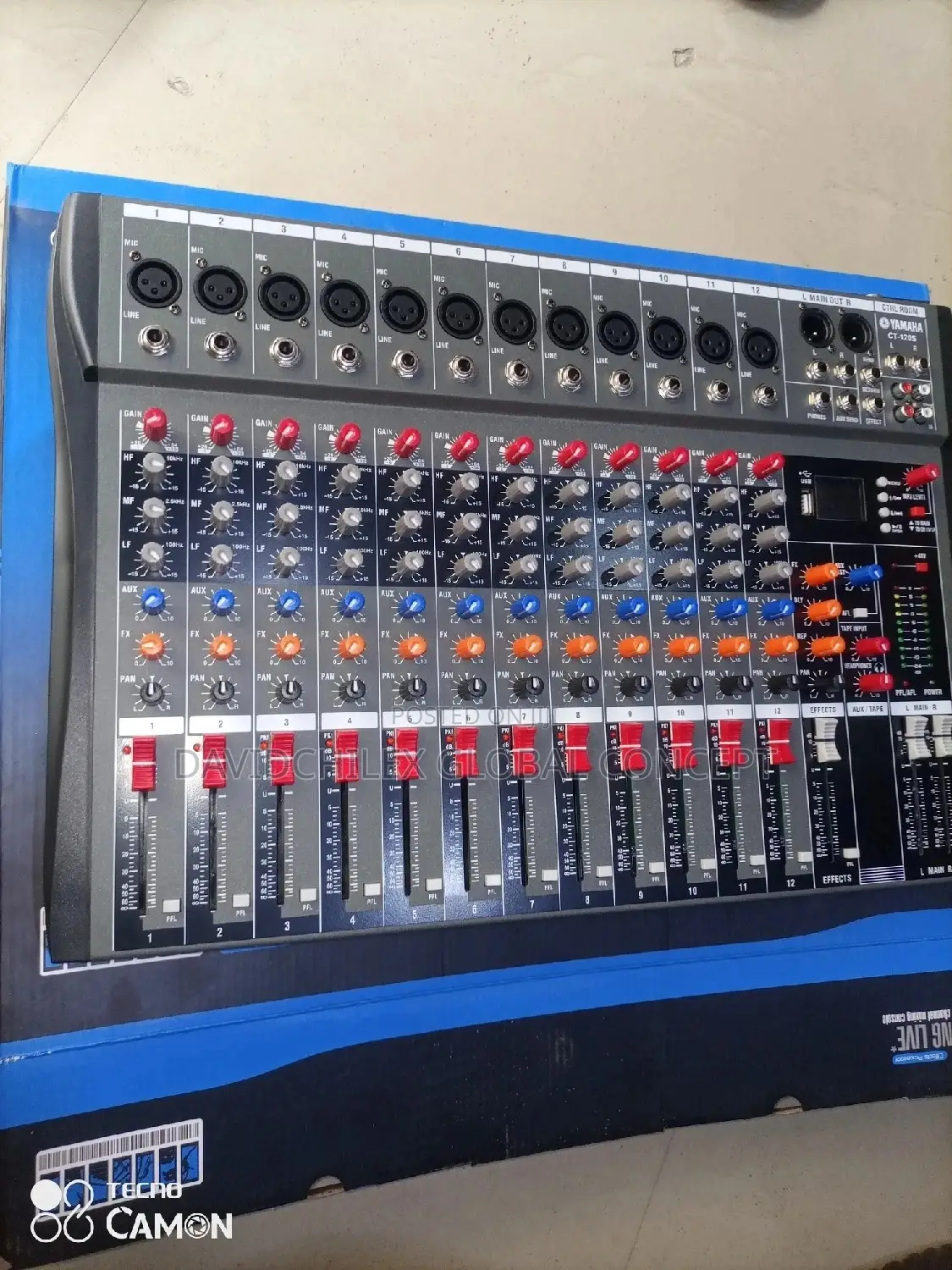 Yamaha 12channel Flat Mixer Ct-120s