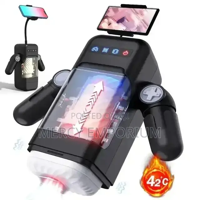 Game Cup Men Masturbator.Thrusting, Heating & Phone Holder
