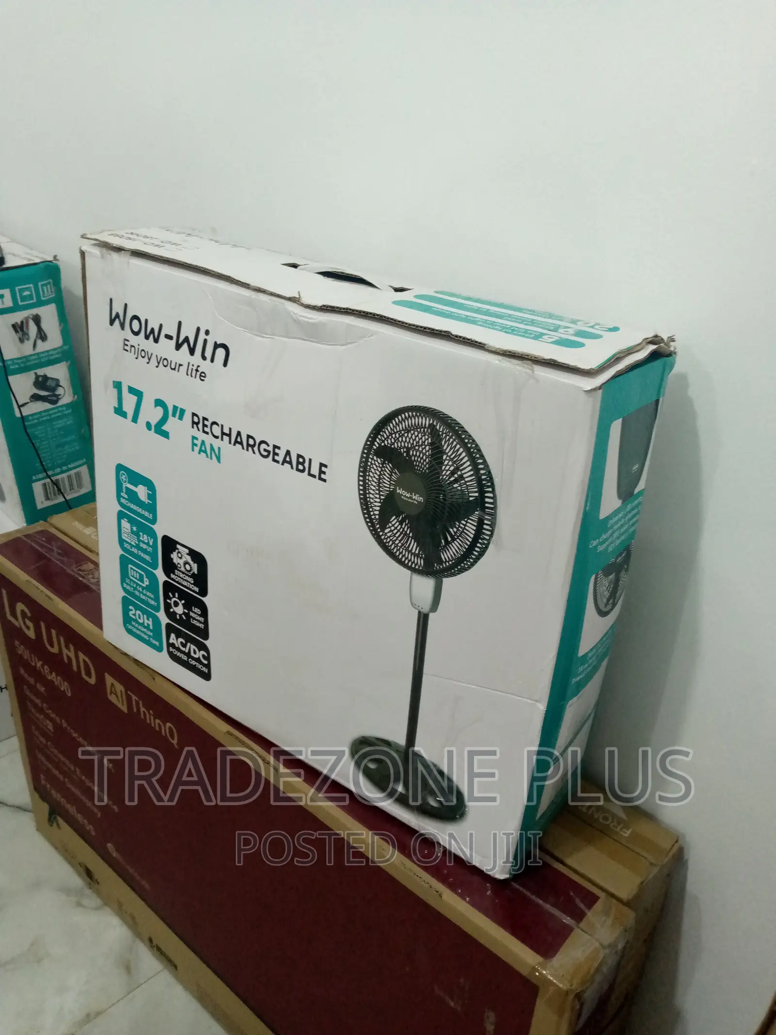17.2 ) Wow Win Rechargeable Fan 