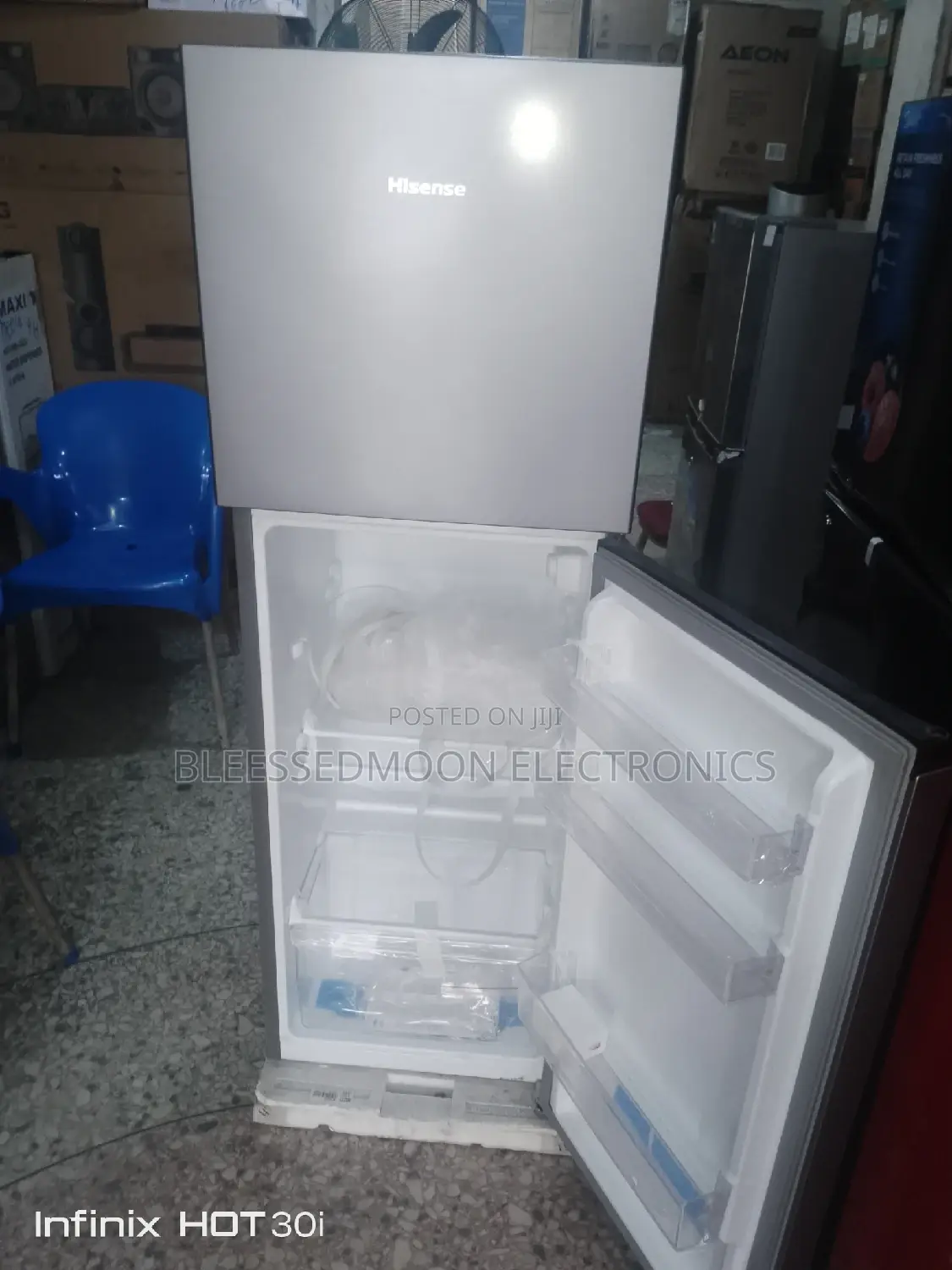 Hisense Standing Fridge Double Door Inverter Voltage