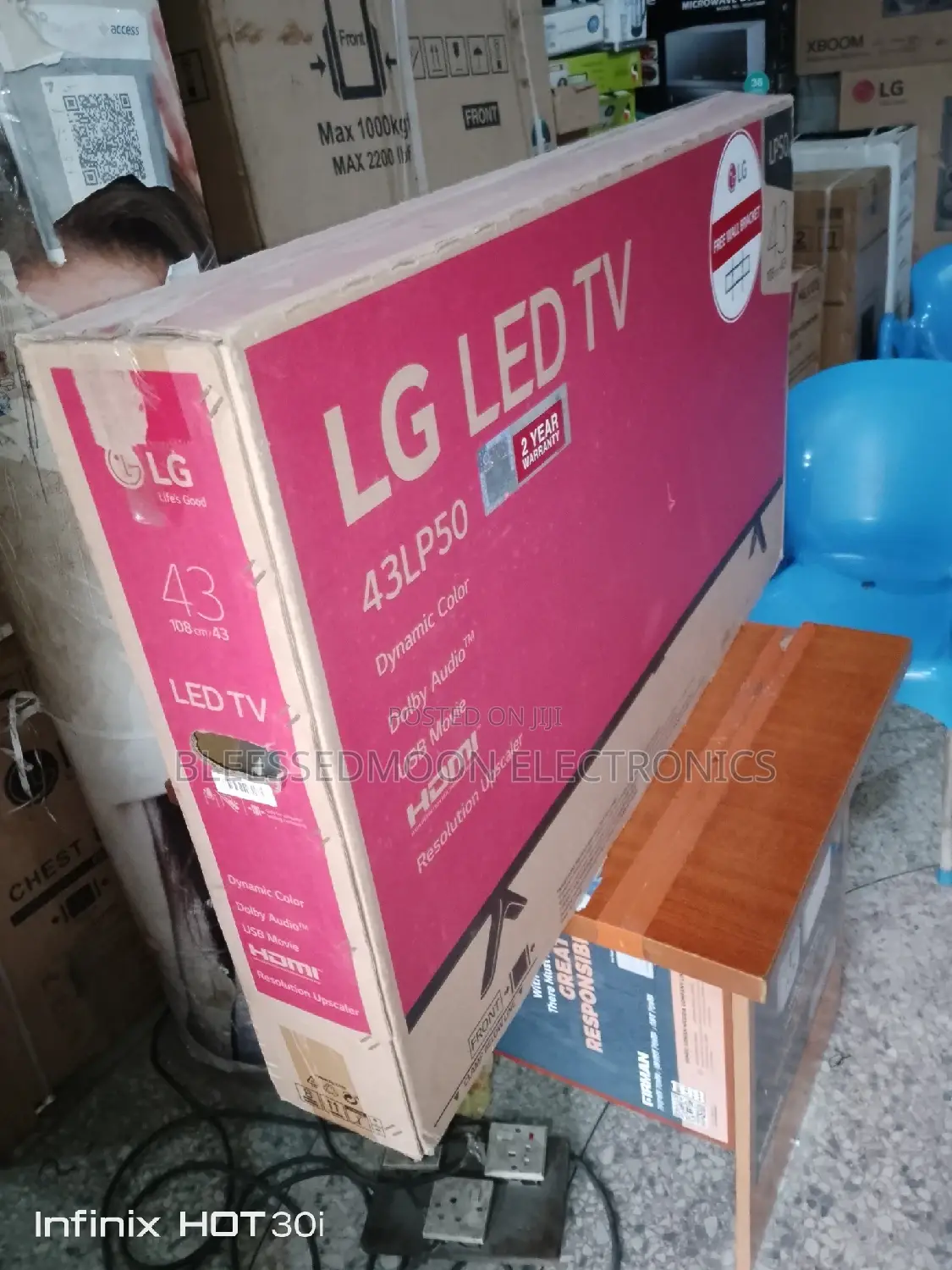 LG Full Hd Television Frameless Body 43inches