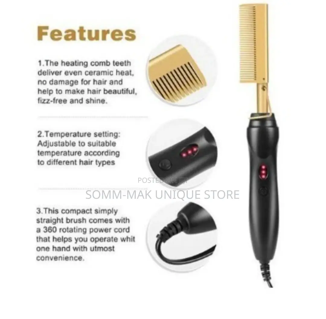 Hot Comb Hair Straightener - 48w