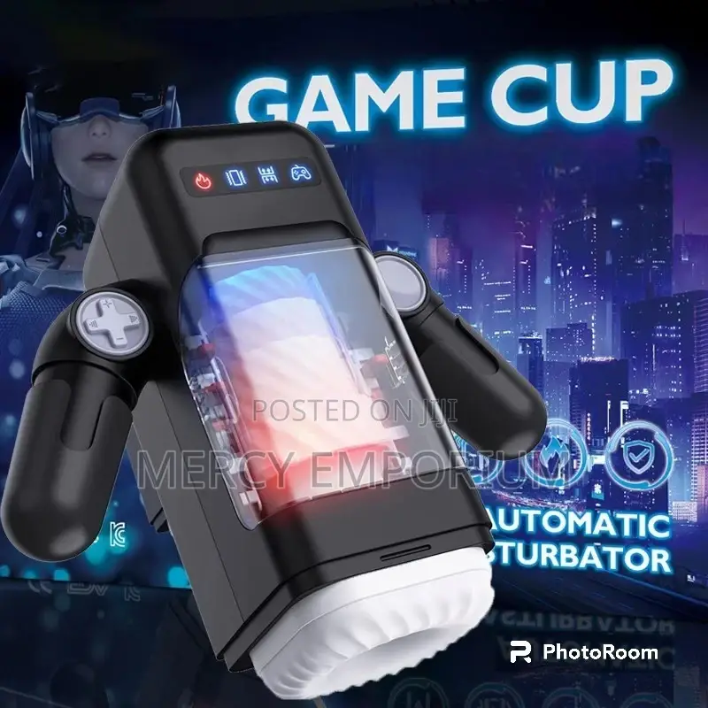 Game Cup Men Masturbator.Thrusting, Heating & Phone Holder
