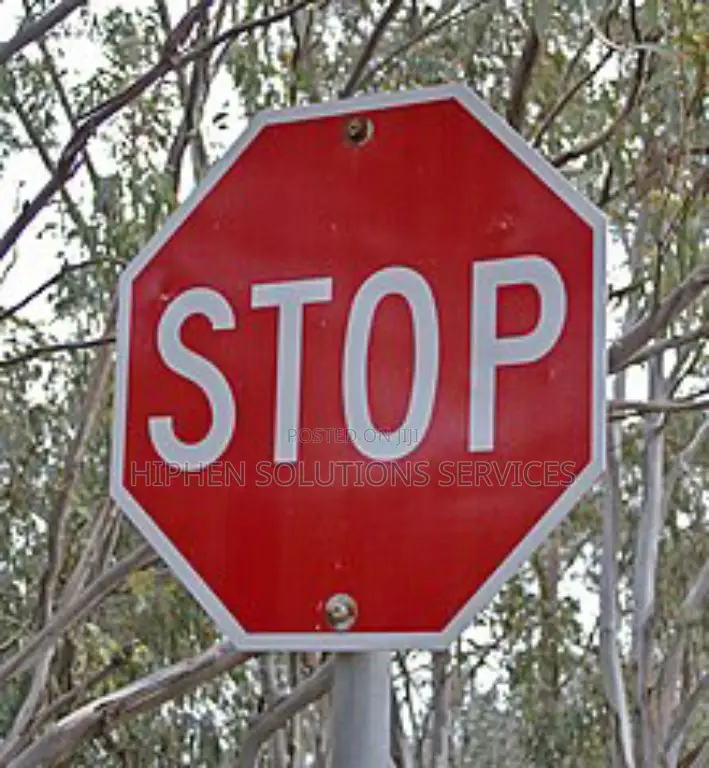 Stop Sign For Road Safety