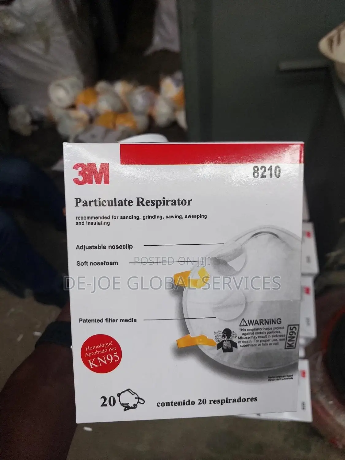 3m 8210 Disposable Nose Mask 20pcs In One