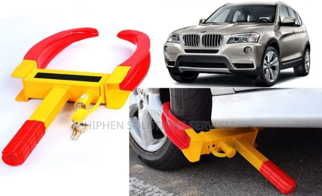 Heavy Duty Anti Theft Wheel Lock Clamp