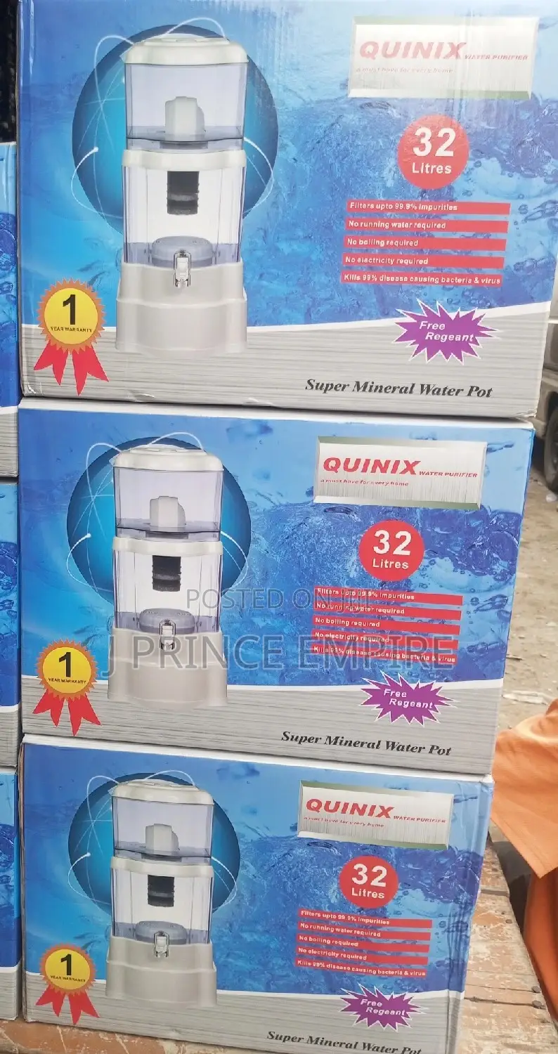 Quinix Water Purifier Filter/Dispenser With Alkaline PH- 32L
