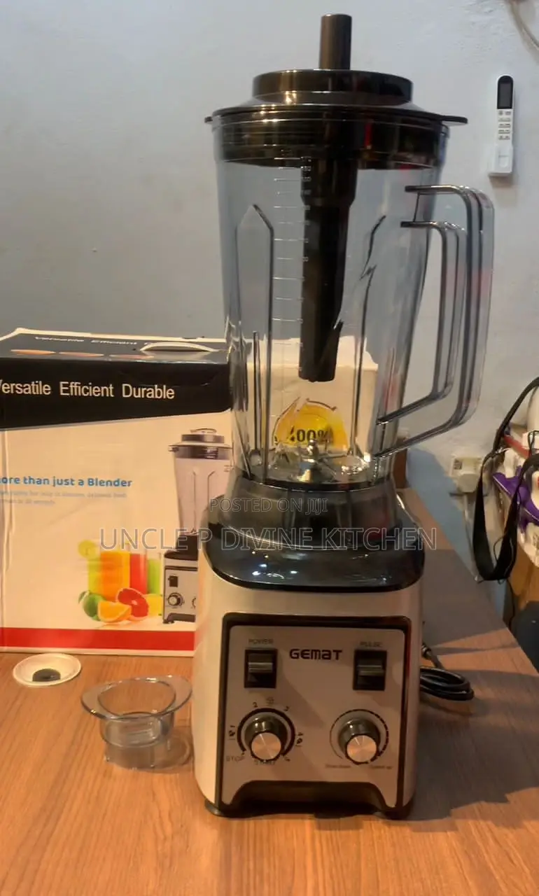 Durable Quality Gemat Blender With 4l, 3000w Engine Capacity