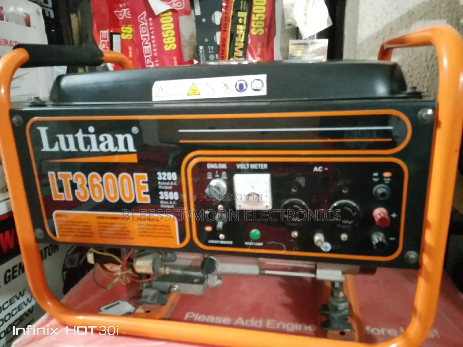 Lutian Generator Cooper Coil 3.5kva 3 Years Garranty