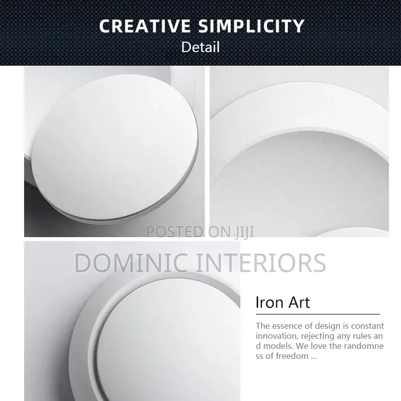 Rotating Wall Lamp (White Colour)