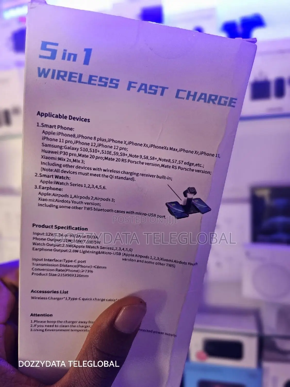5 in 1 Wireless Charger