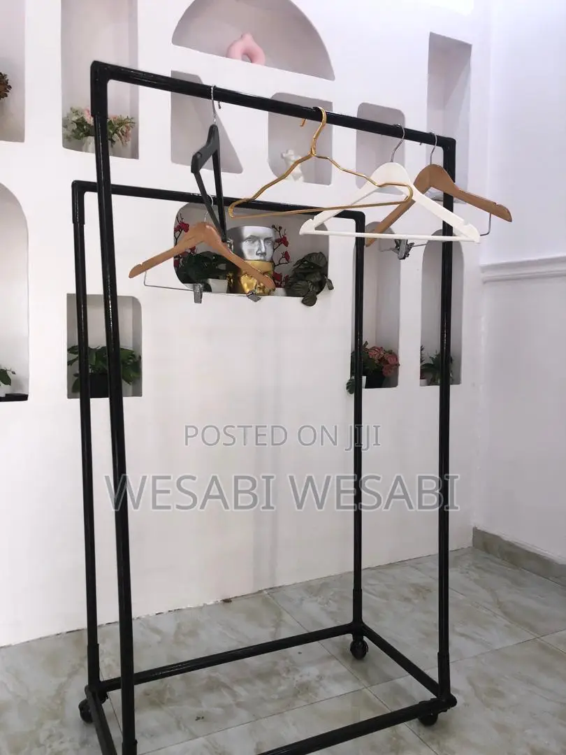 Double Pole Cloth Rack