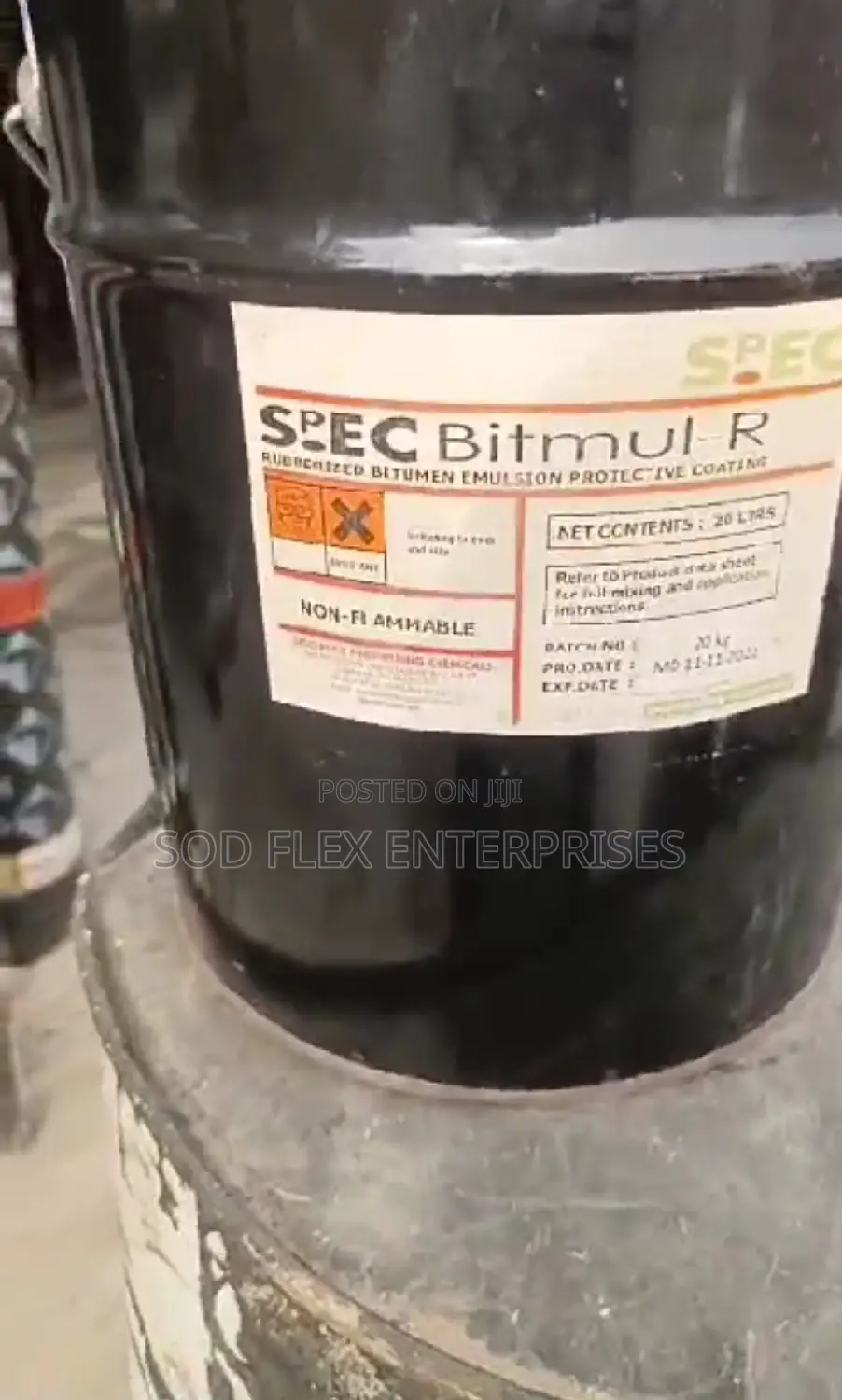 20kg Bitumen Emulsion Waterproofing Coating For Decking