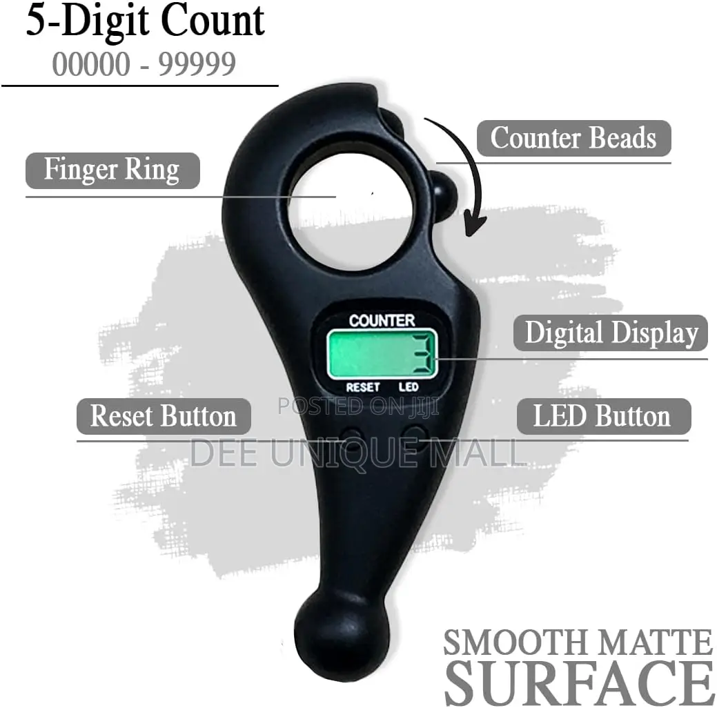 Rotating Beads Islamic Digital,Zikr Counter With LED Light