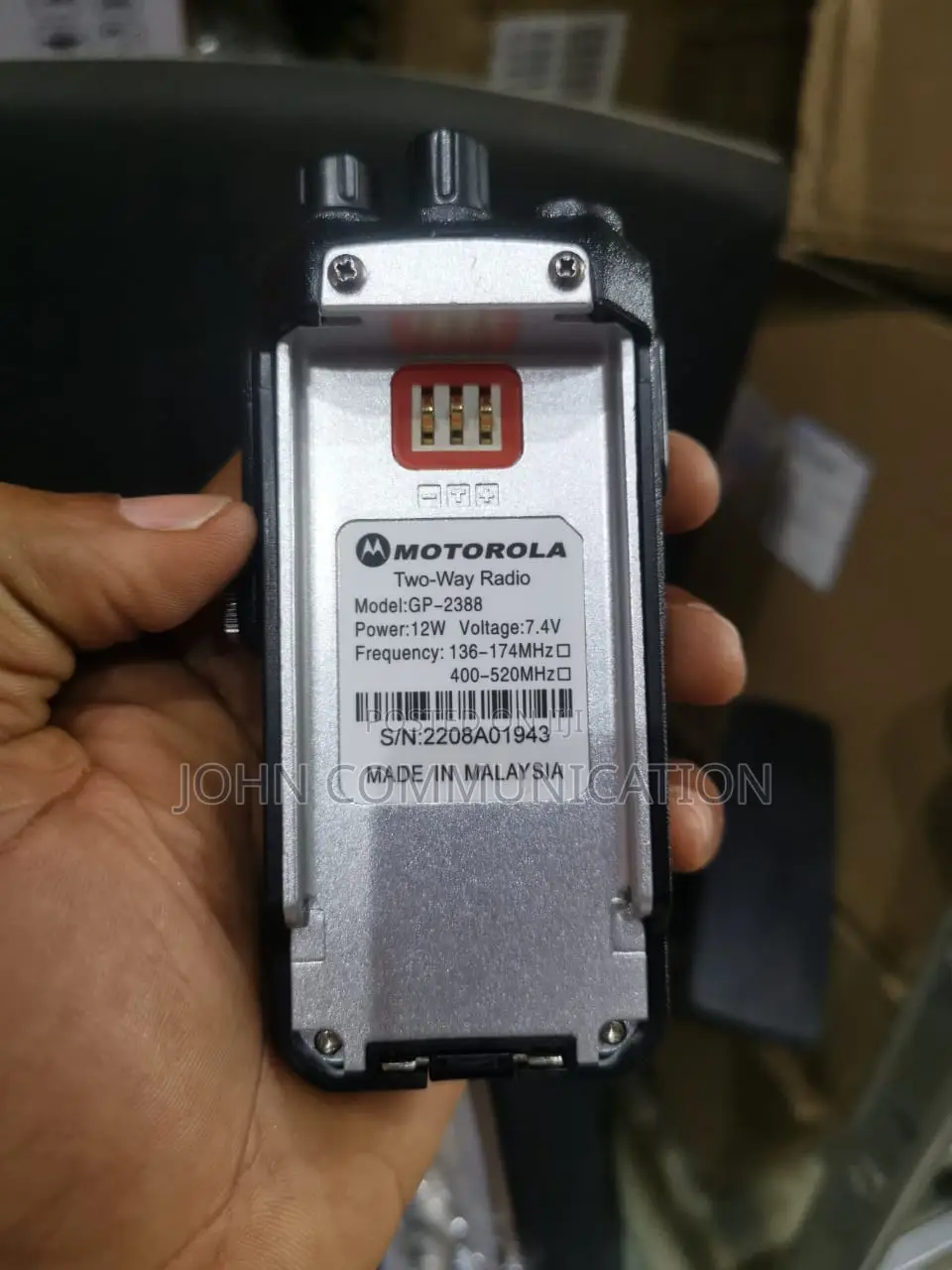 Motorola Gp 2388 Walkie-Talkie Radio VHF/UHF