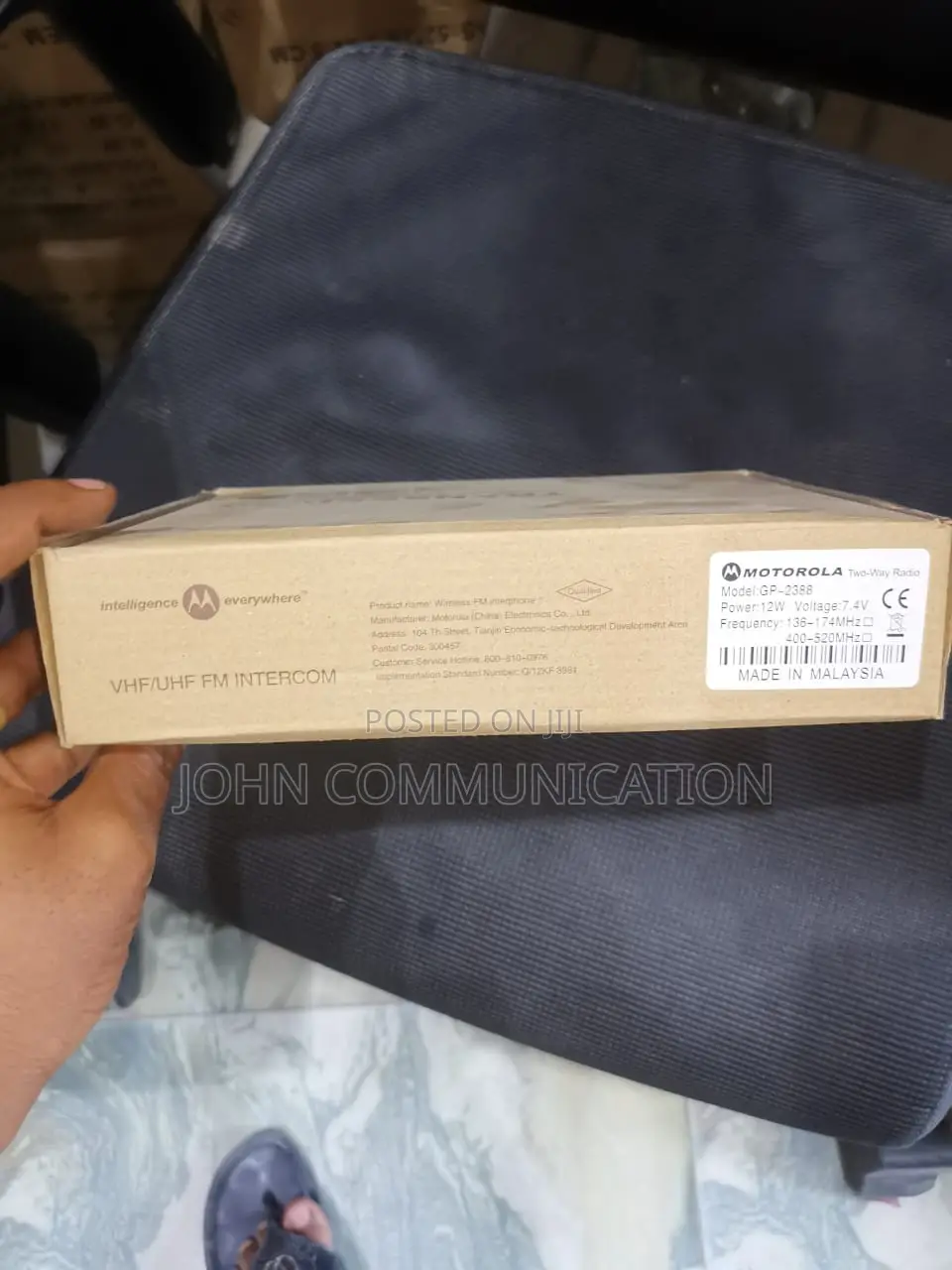 Motorola Gp 2388 Walkie-Talkie Radio VHF/UHF