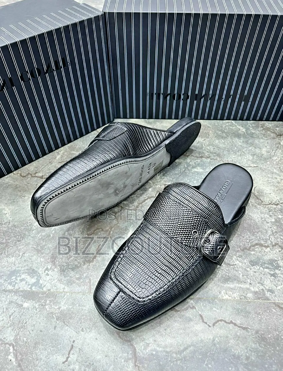 Original Italian GIOVANNI CONTI Half Shoes Available Instore