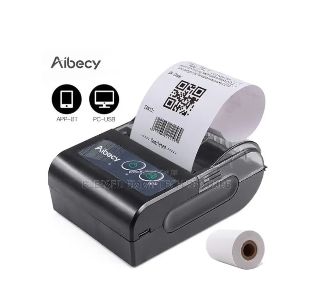 Mini Portable Thermal Printer Wireless Lable Receipt