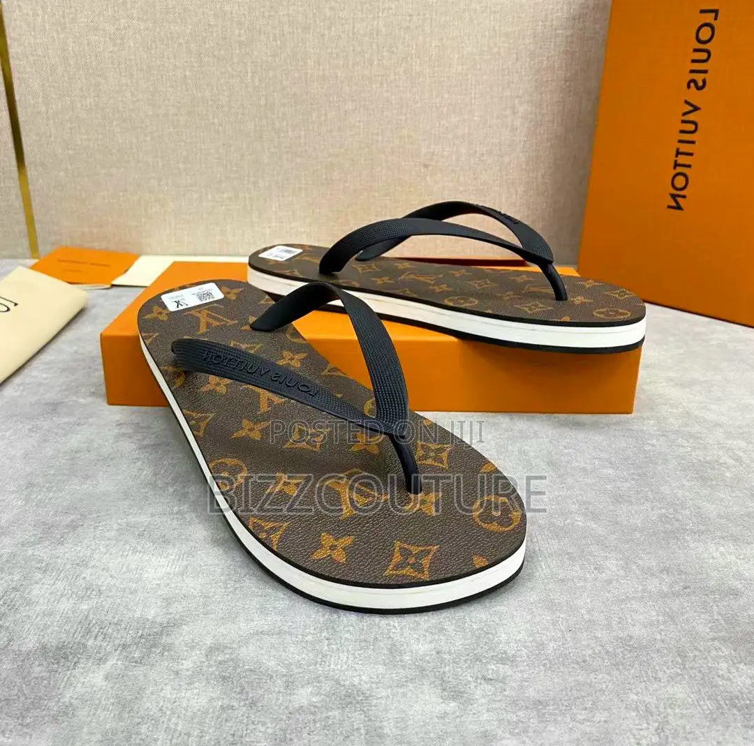 Original LOUIS VUITTON Slippers Available in Store