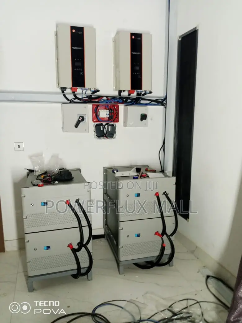20kwh Paralled Inverter 20kwh Lithium Batteries Installation