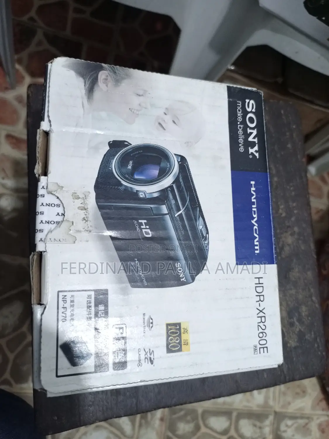 Sony Professional Video Camera Original With External Mic