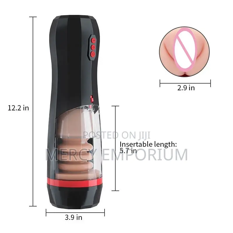 Masturbation Cup Automatic 5 Thrusting 10 Vibrating Vocable