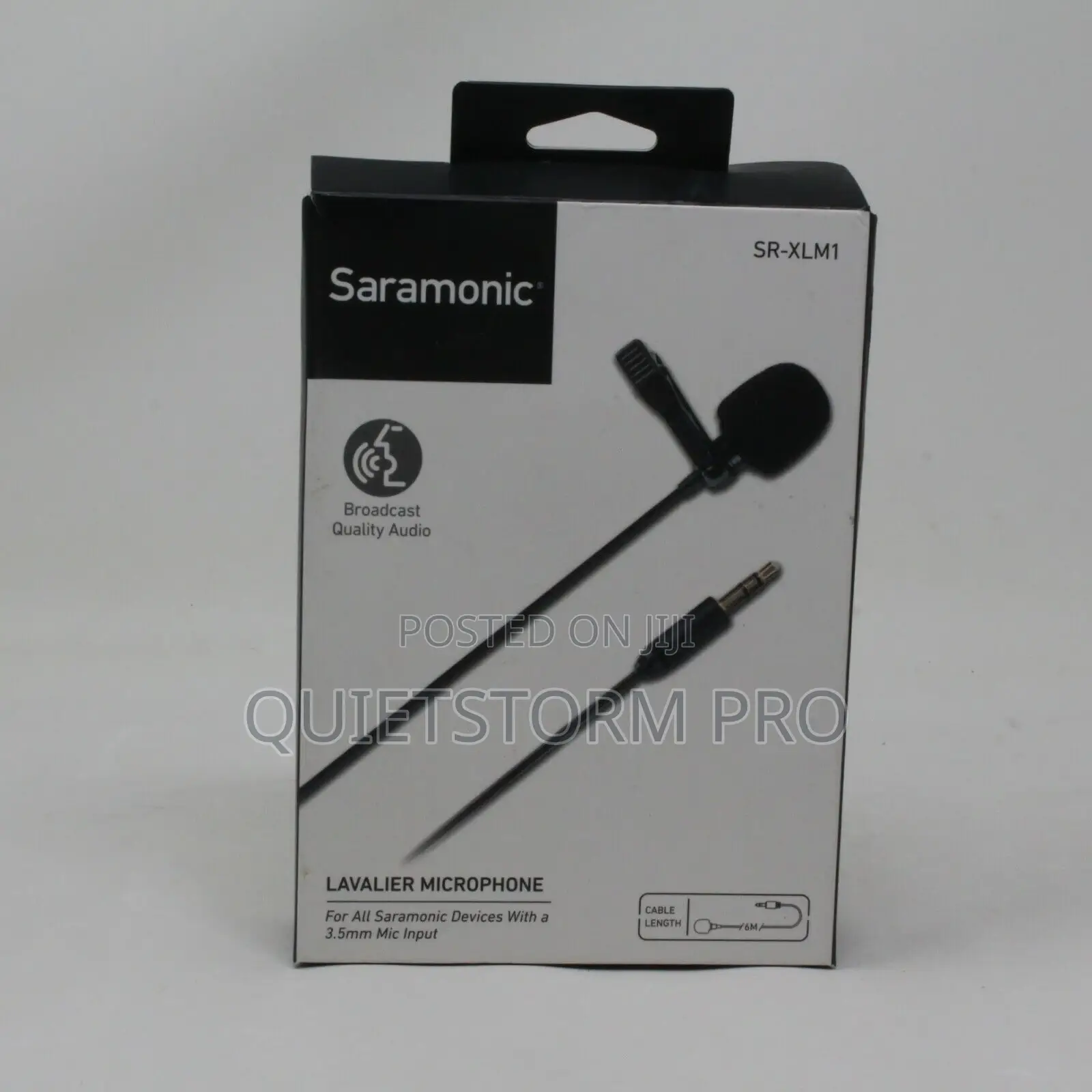 Podcast Mic Saramonic Lavalier Sr-Lmx1 Clip-on Microphone