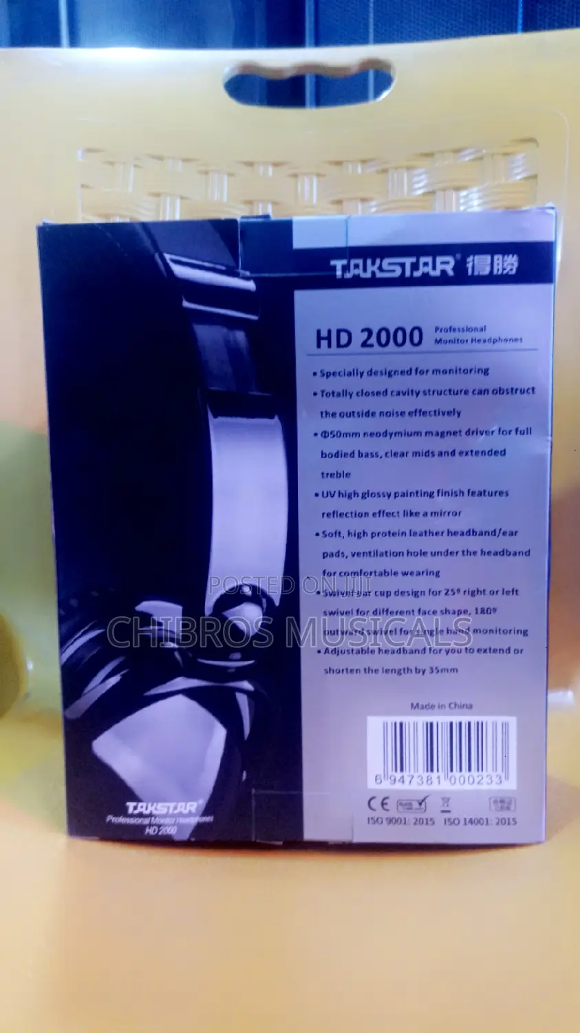 Takstar Hd2000 Monitor Headphone