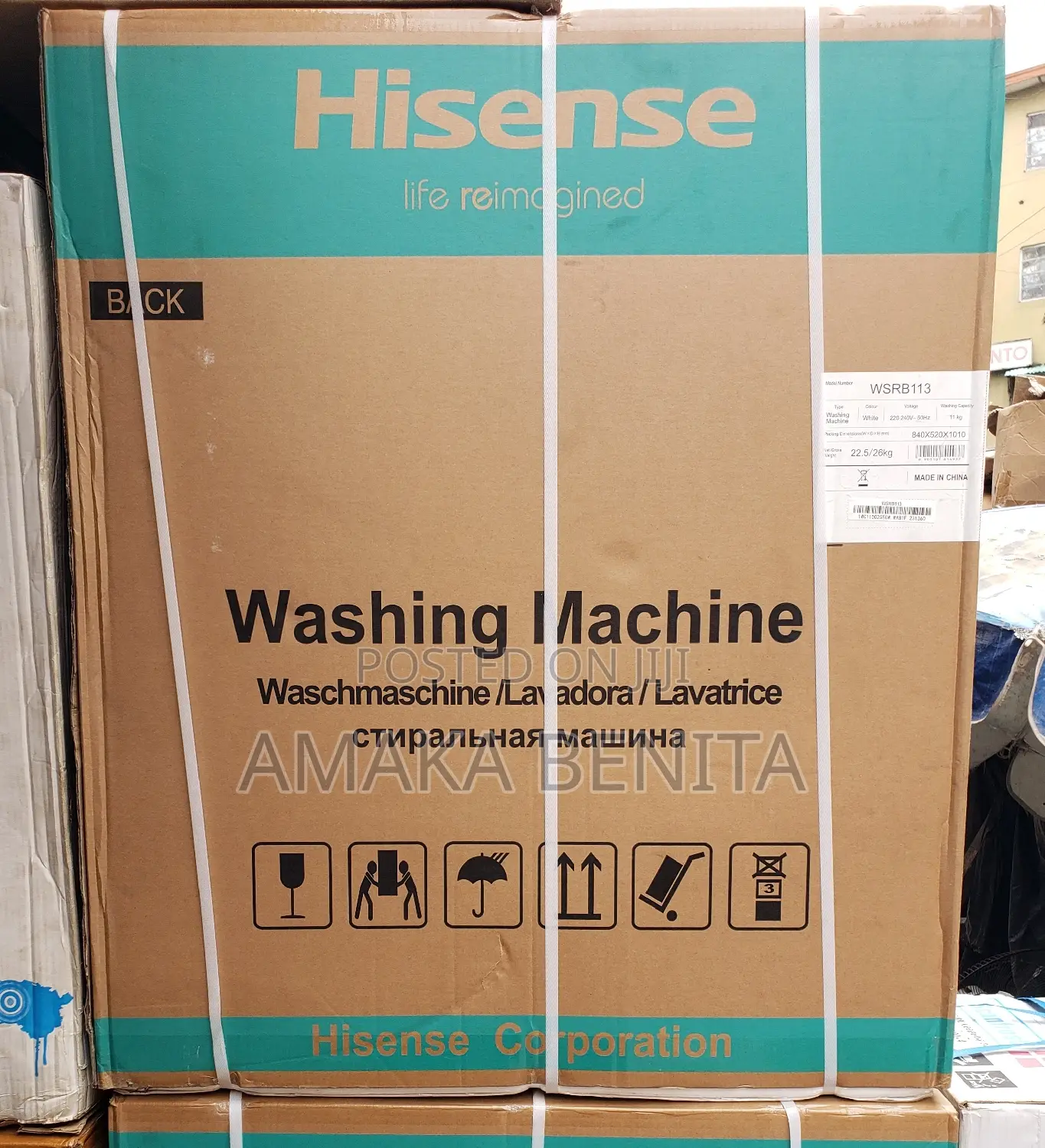 Hisense Washing Machine 11kg