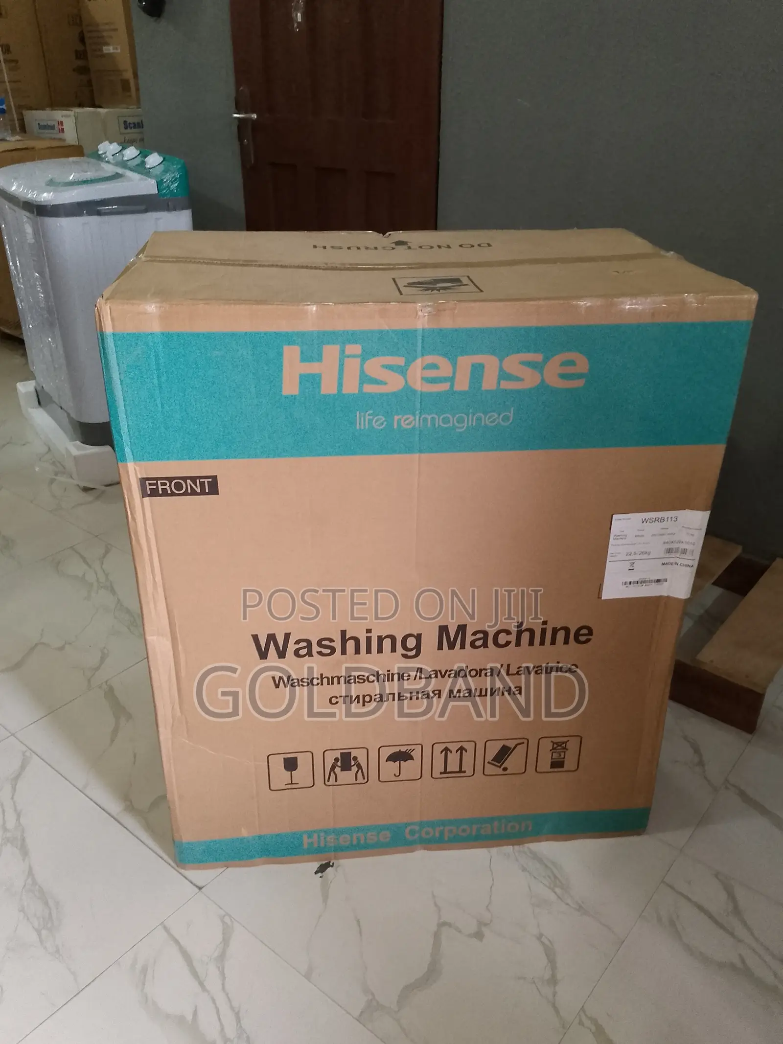 Hisense 11kg Wsrb113 Washing Machine- Rust Proof Body