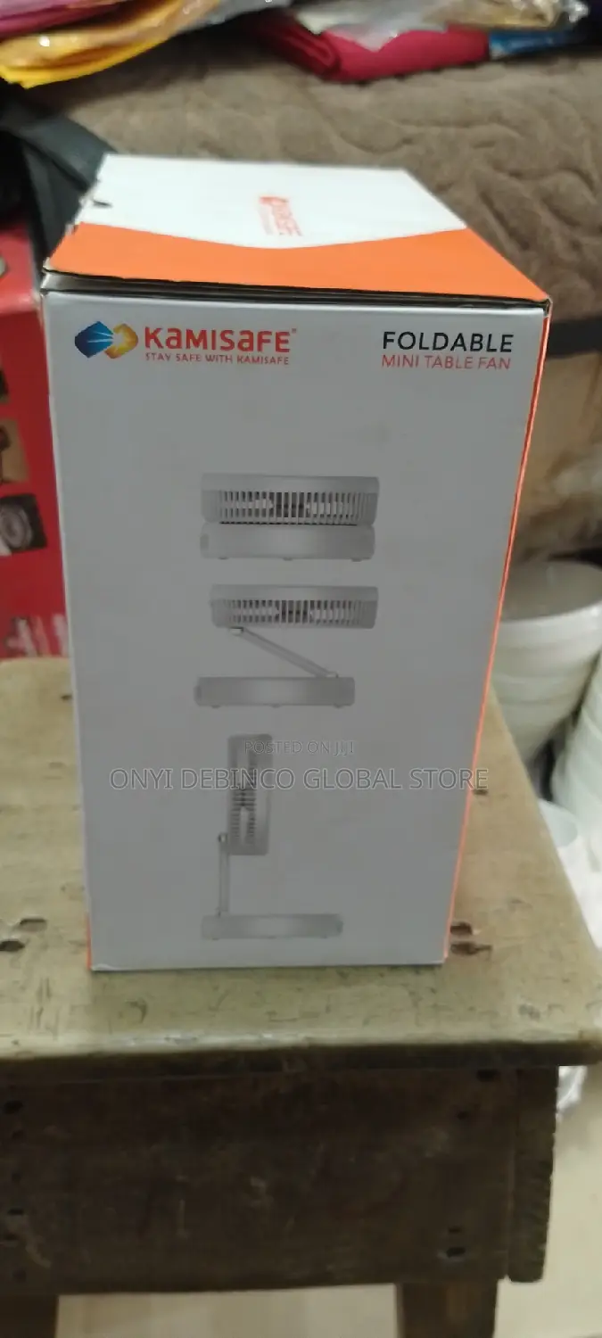 Kamisafe Foldable Rechargeable Table Fan