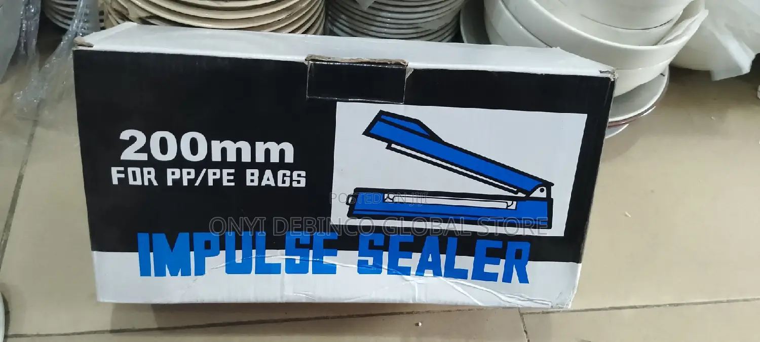 Vacuum Impulse Sealer Portable Nylon Sealing Machine Blue Sealer