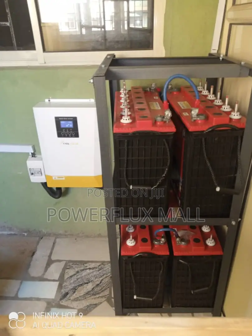 5.5kva SMK Inverter With 4 Batteries