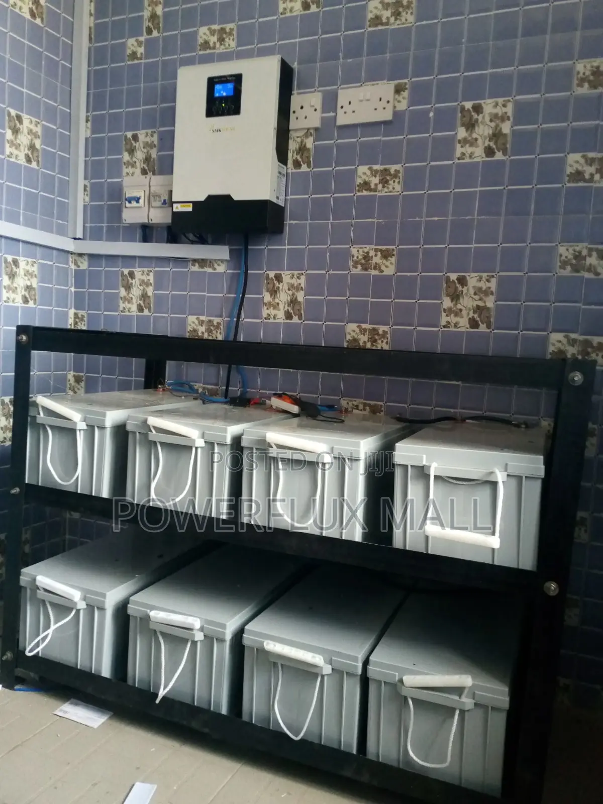 5.5kva Installation With 8 Batteries and 16 Panels