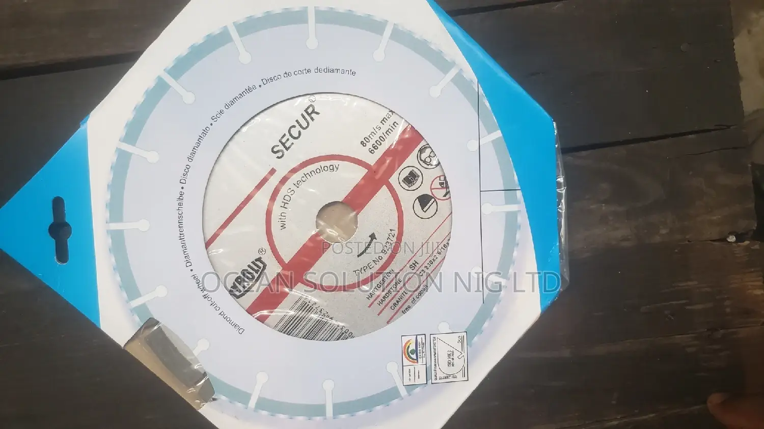 Diamond Cutter 9"(Diamond Blade 9")