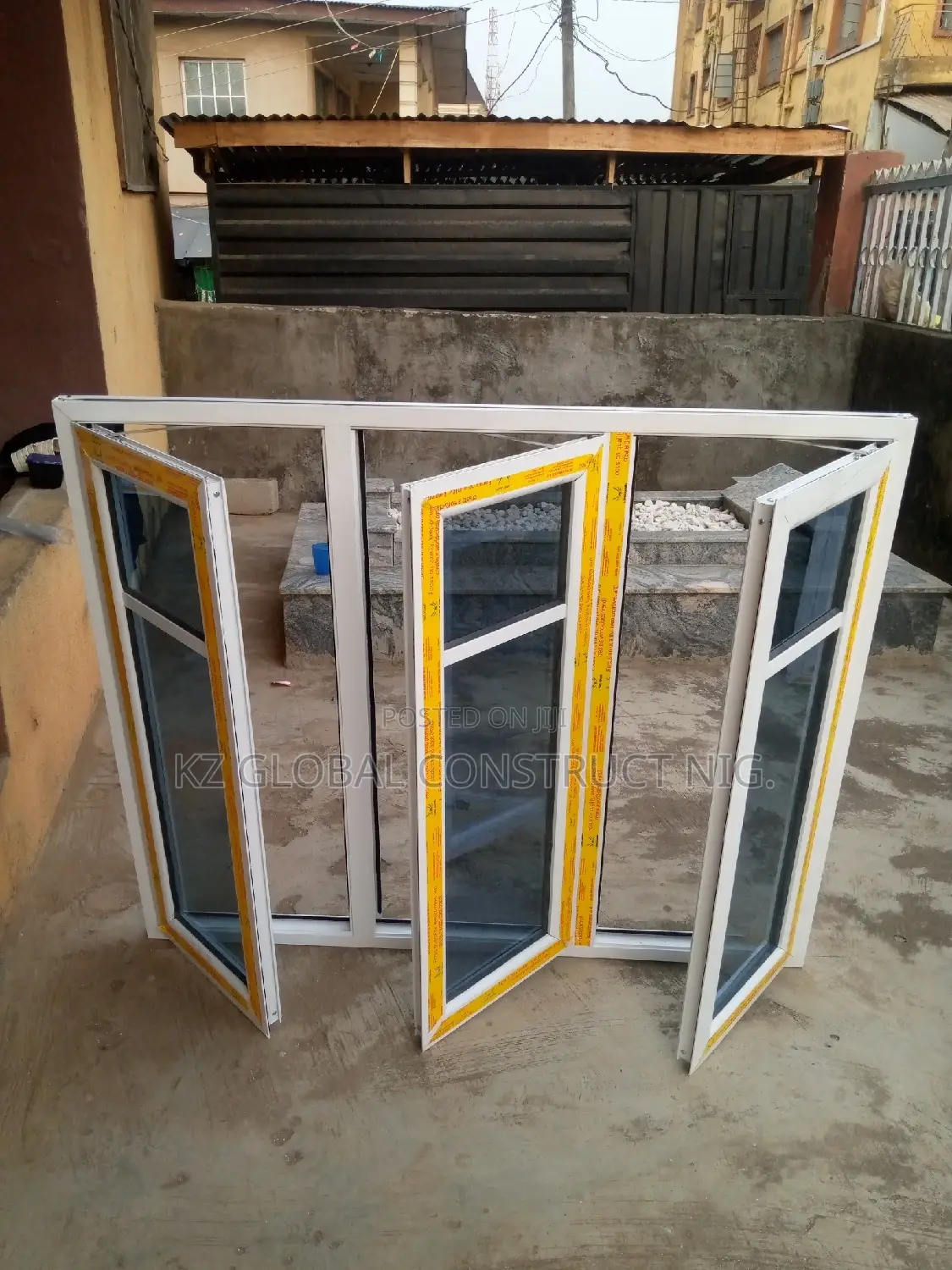Aluminum Casement Window With Inner Net Only Series 101