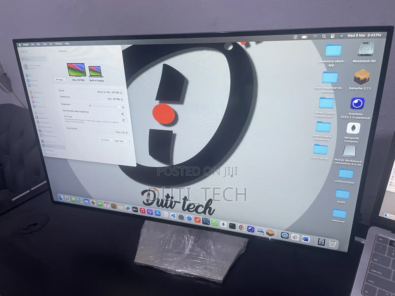 Dell S2719h 27-Inch Infinityedge Ips 1080p Monitor