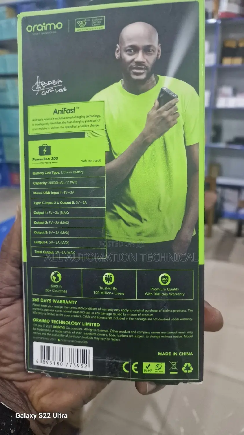 Oraimo 30,000mah Power Bank