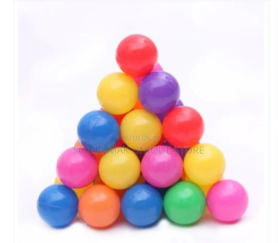 Baby Child Plastic Pool Balls - Multicolour-100pcs