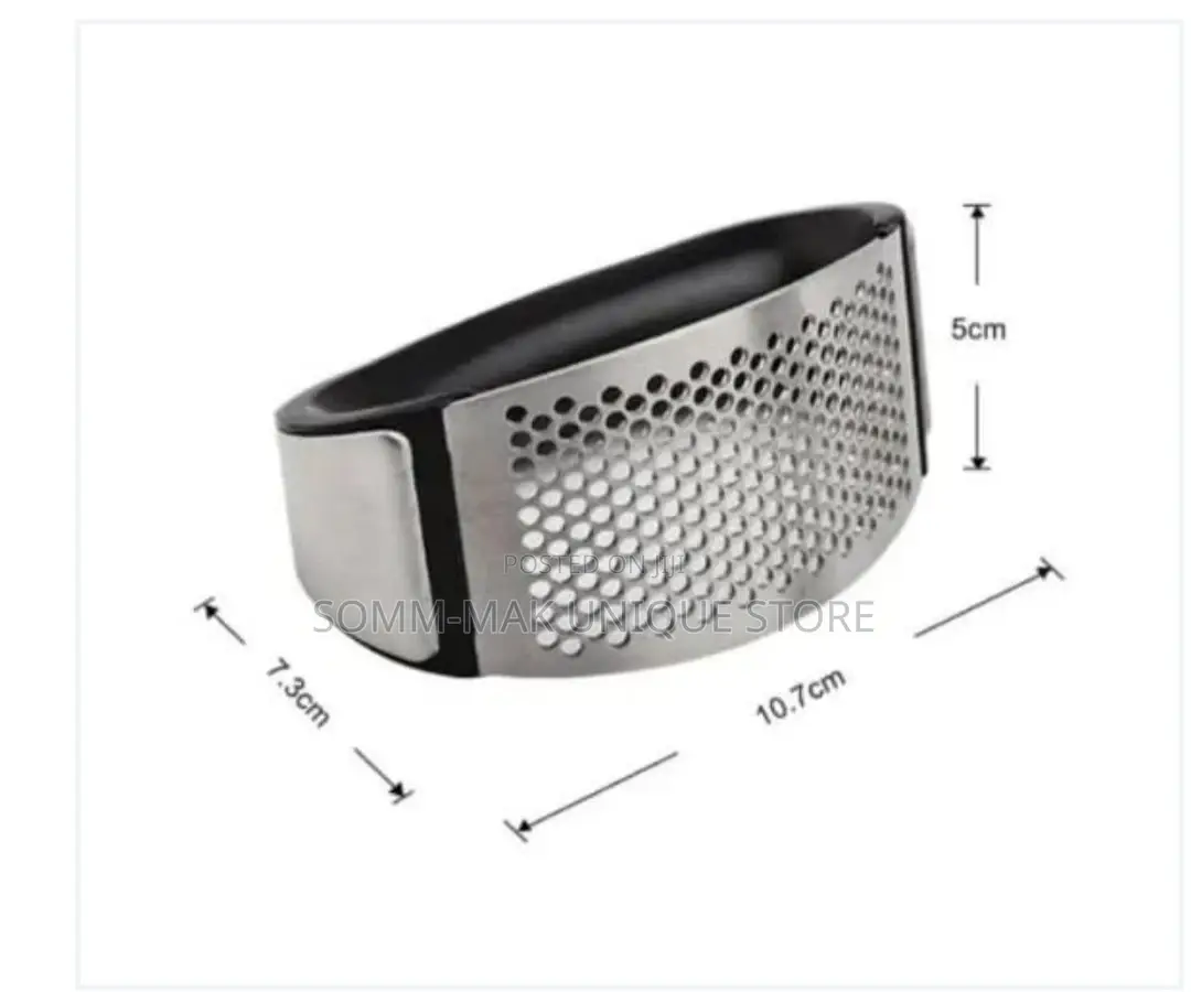 Garlic Press Crusher - Black