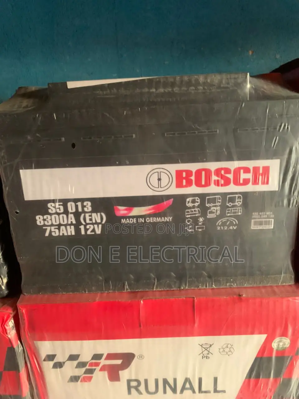 12vs 75ah Original Bosch Battery