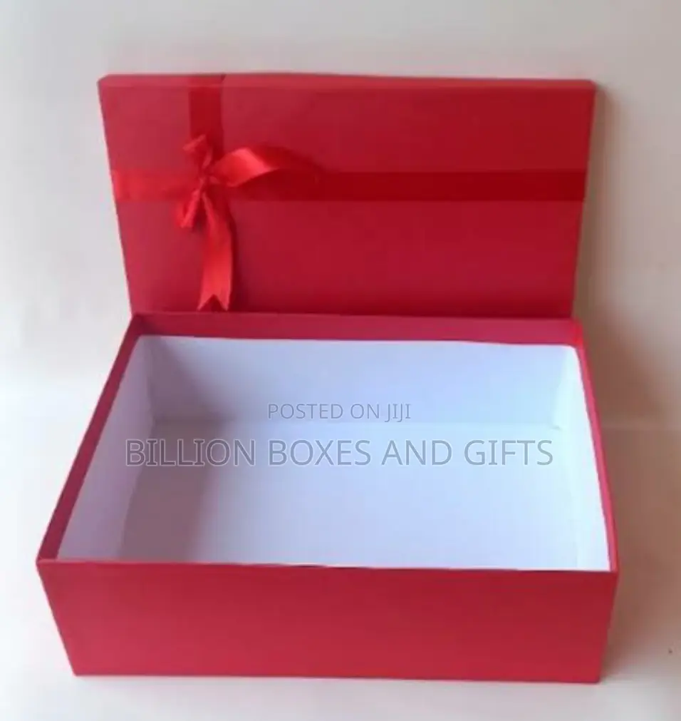 Red Gift Box With Ribbon