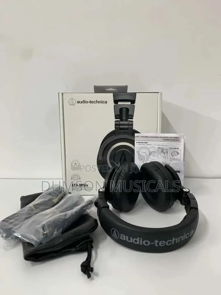 Ath-M50x Audio Technical Professional Monitoring Headphone
