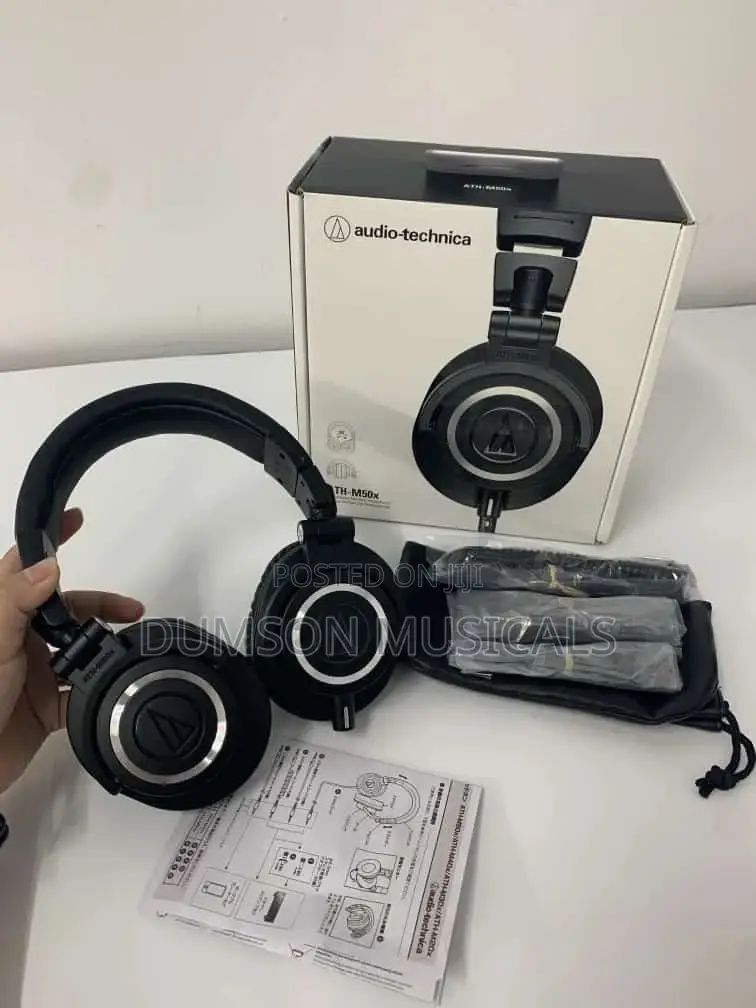 Ath-M50x Audio Technical Professional Monitoring Headphone